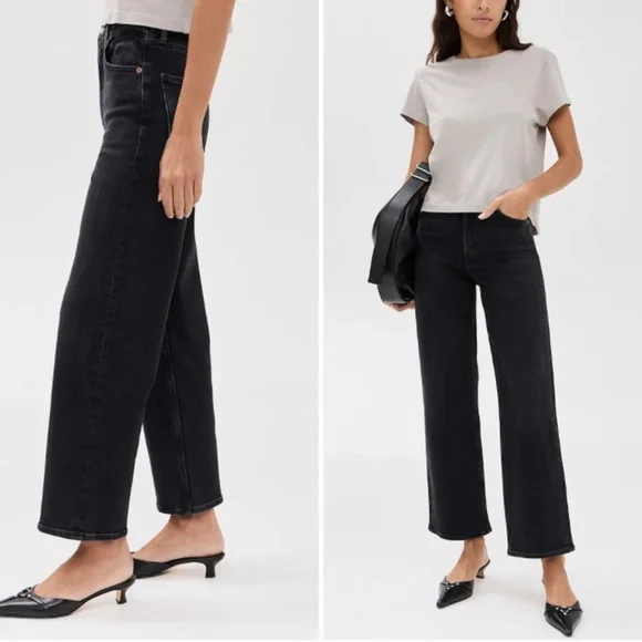 AGOLDE Ren High Rise Wide Leg Jeans - Picture 2 of 4